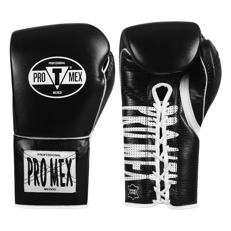 TITLE PRO MEX LEATHER CORDONES guantes de boxeo