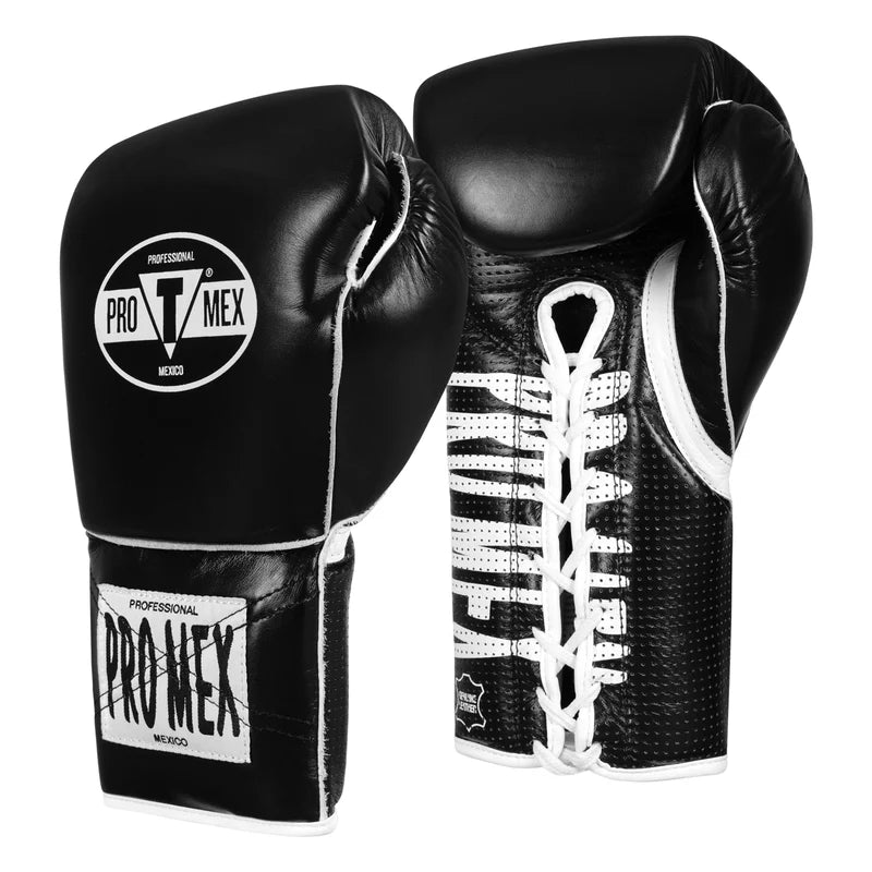 TITLE PRO MEX LEATHER CORDONES guantes de boxeo