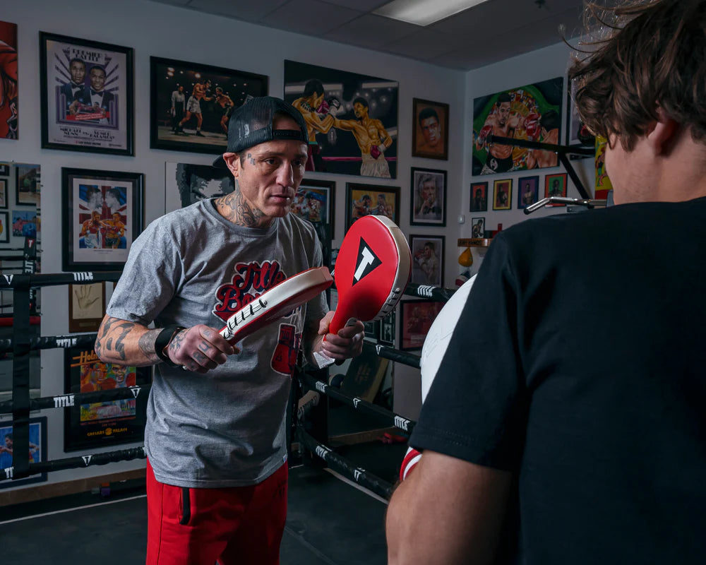 TITLE Paletas de entrenamiento de boxeo