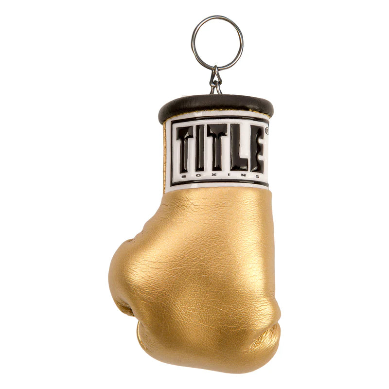 LLAVERO GUANTE DE BOXEO DORADO