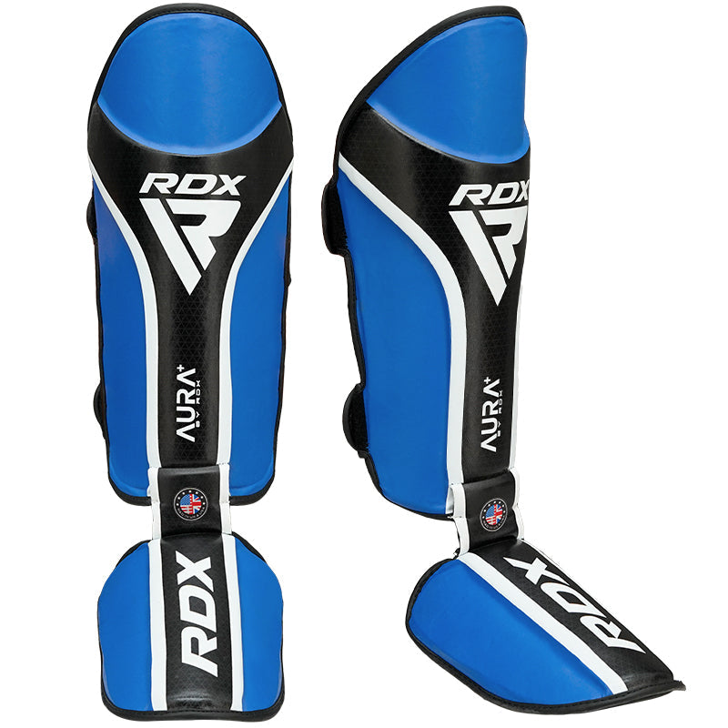 RDX AURA PLUS T17 Canilleras Para MuayThai y KickBoxing