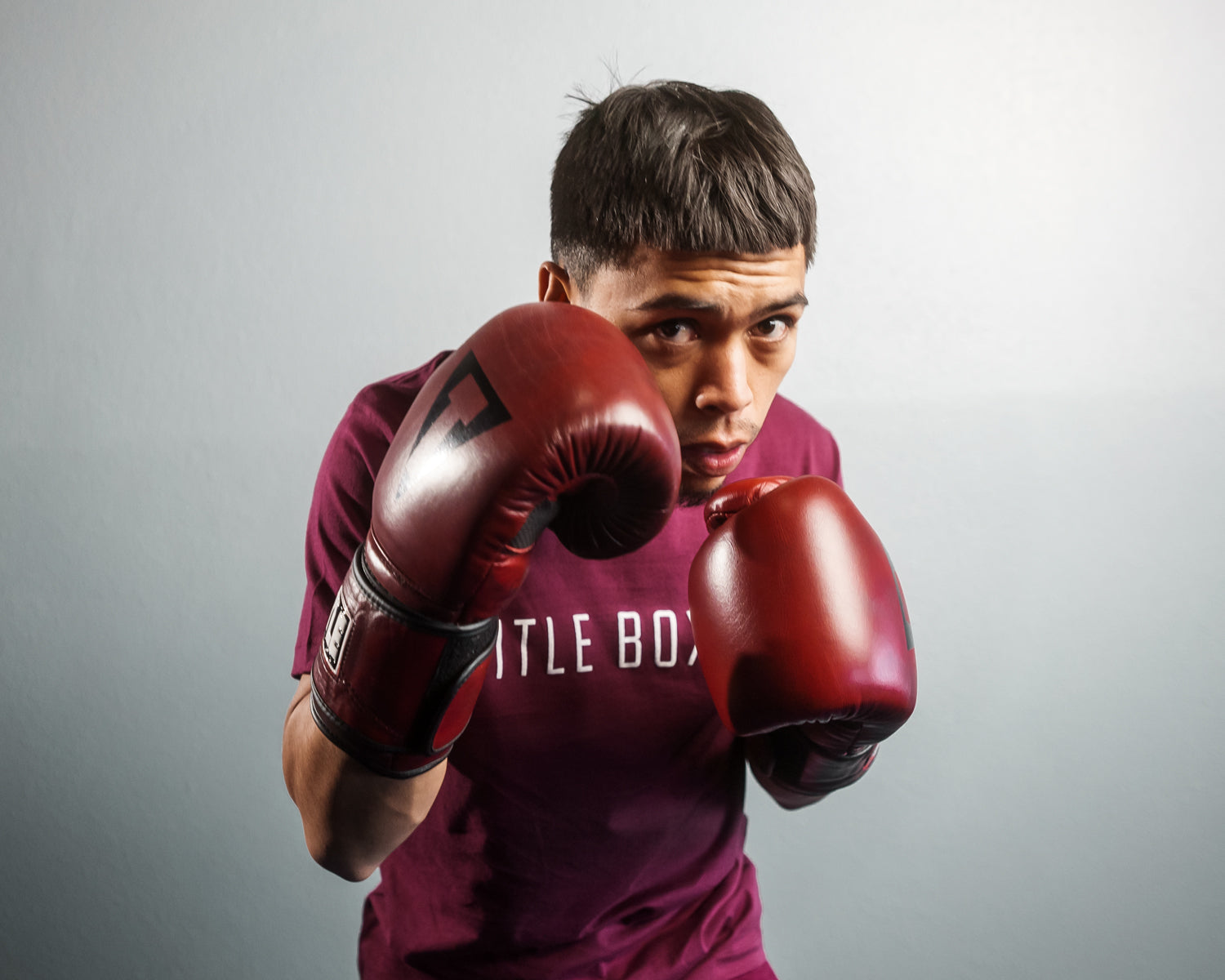 TITLE BLOOD CUERO Guantes De Boxeo