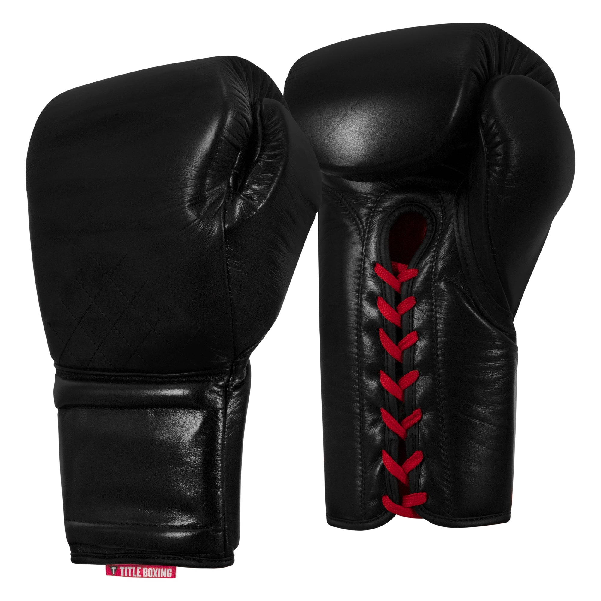 TITLE KO VERT CORDONES guantes de boxeo