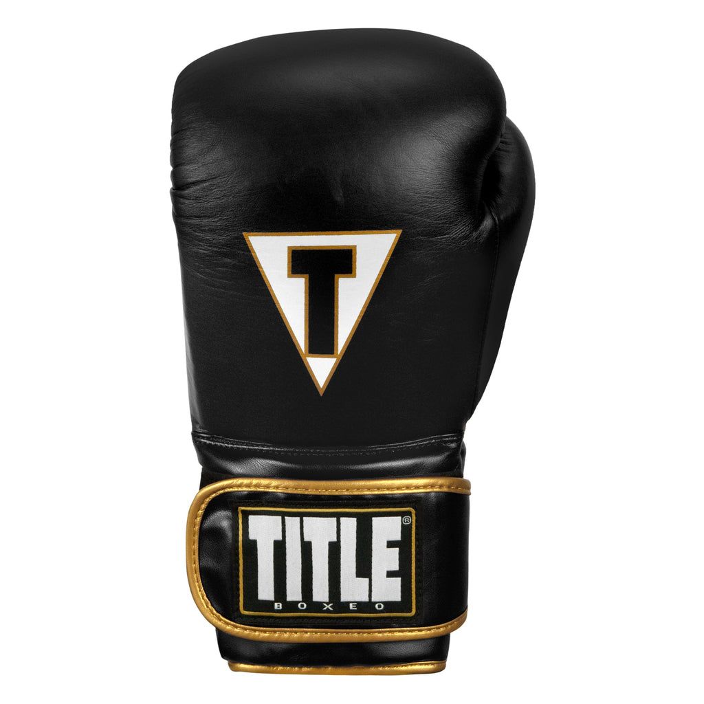 TITLE QUATRO CUERO Guantes De Boxeo