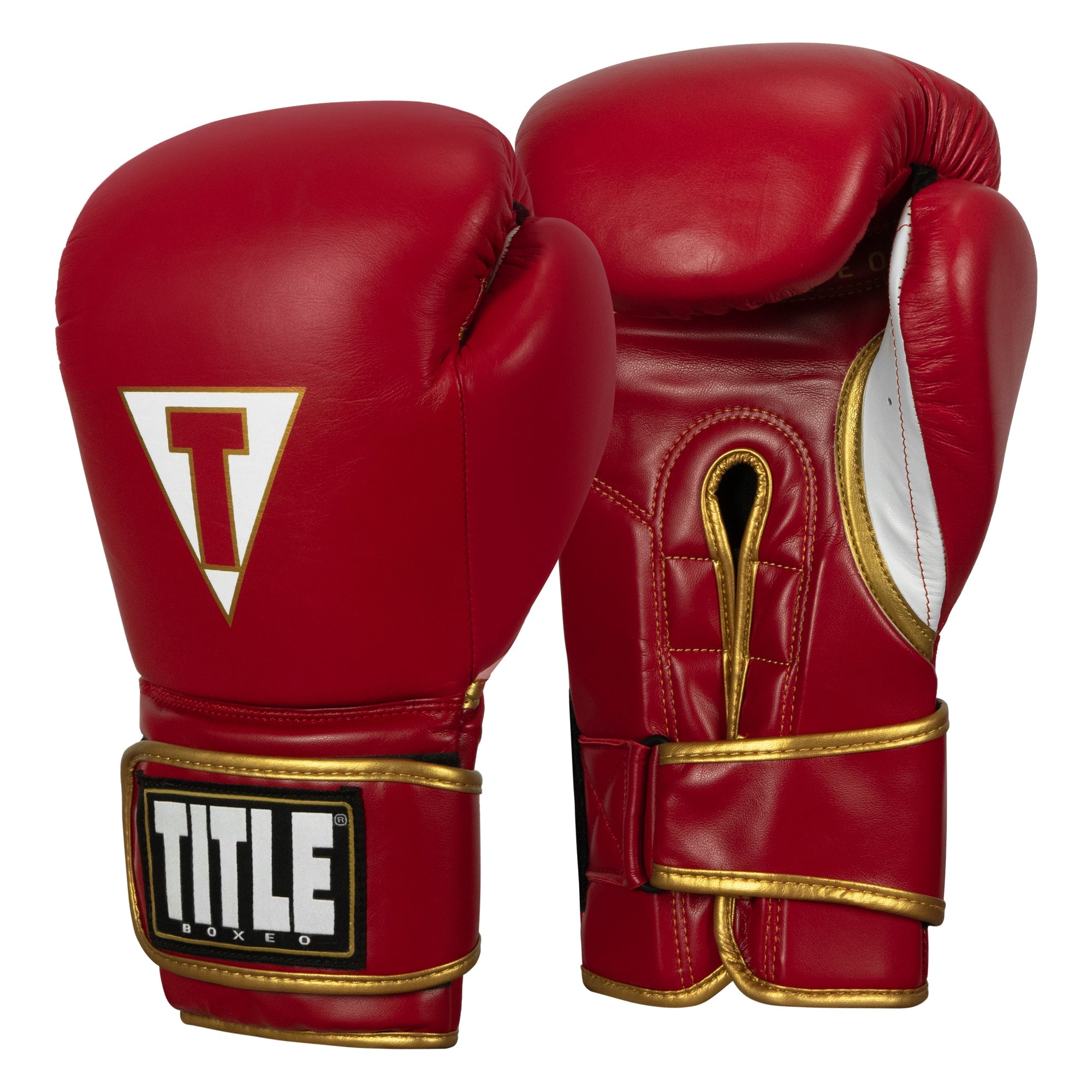 TITLE QUATRO CUERO Guantes De Boxeo