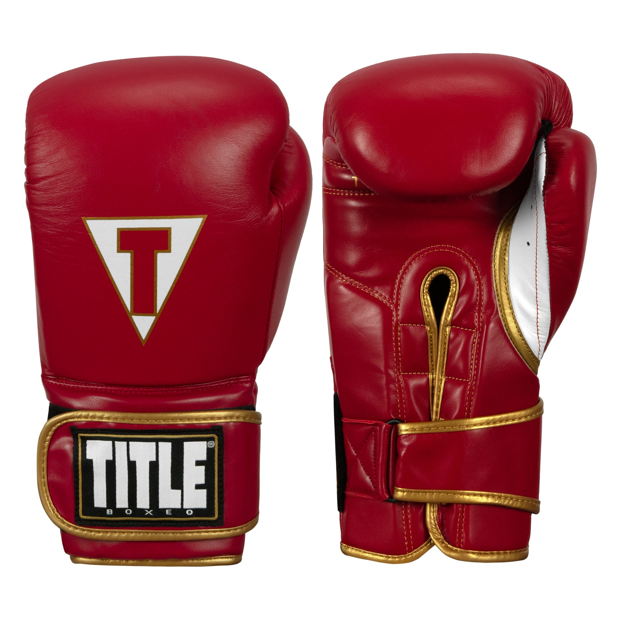 TITLE QUATRO CUERO Guantes De Boxeo