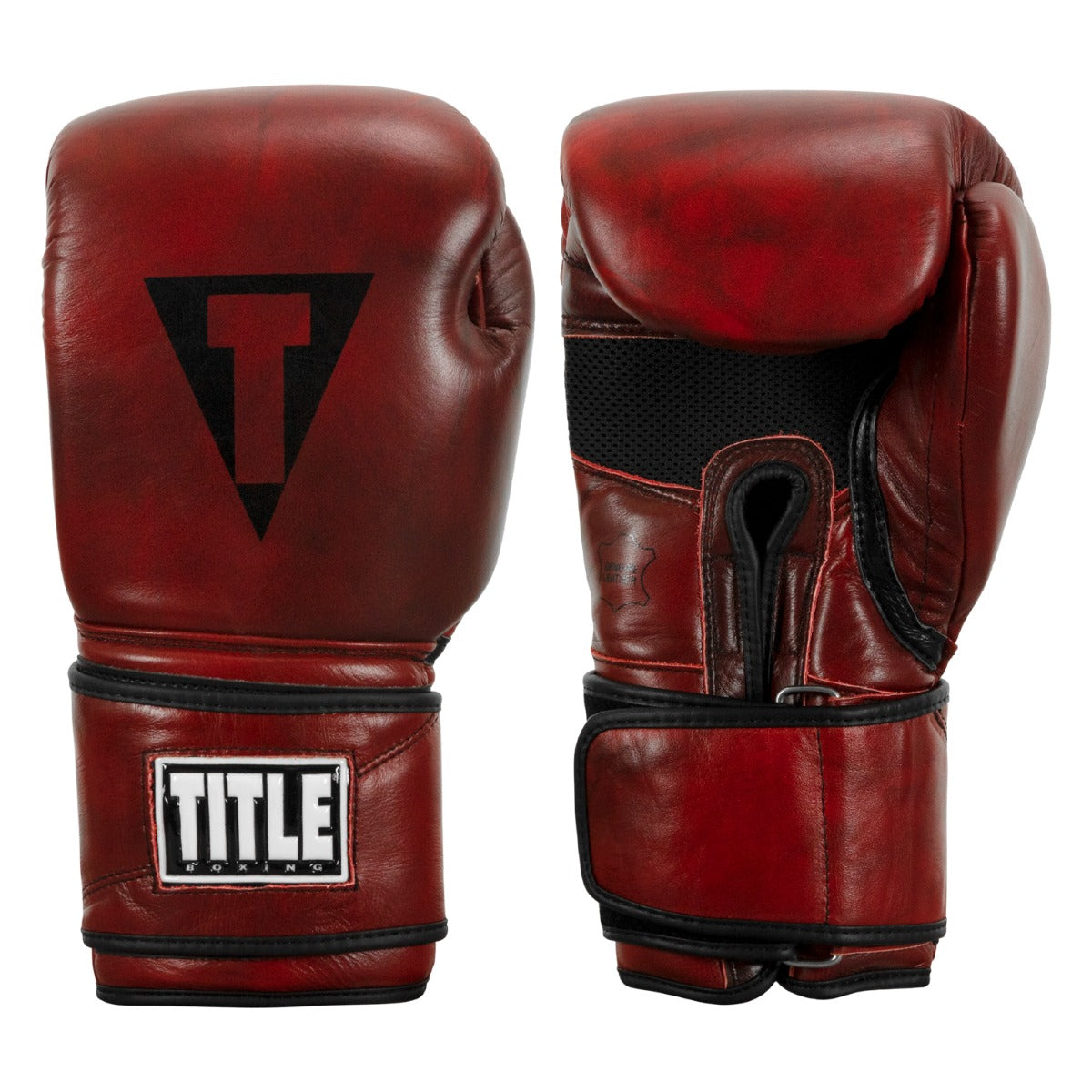 TITLE BLOOD CUERO Guantes De Boxeo