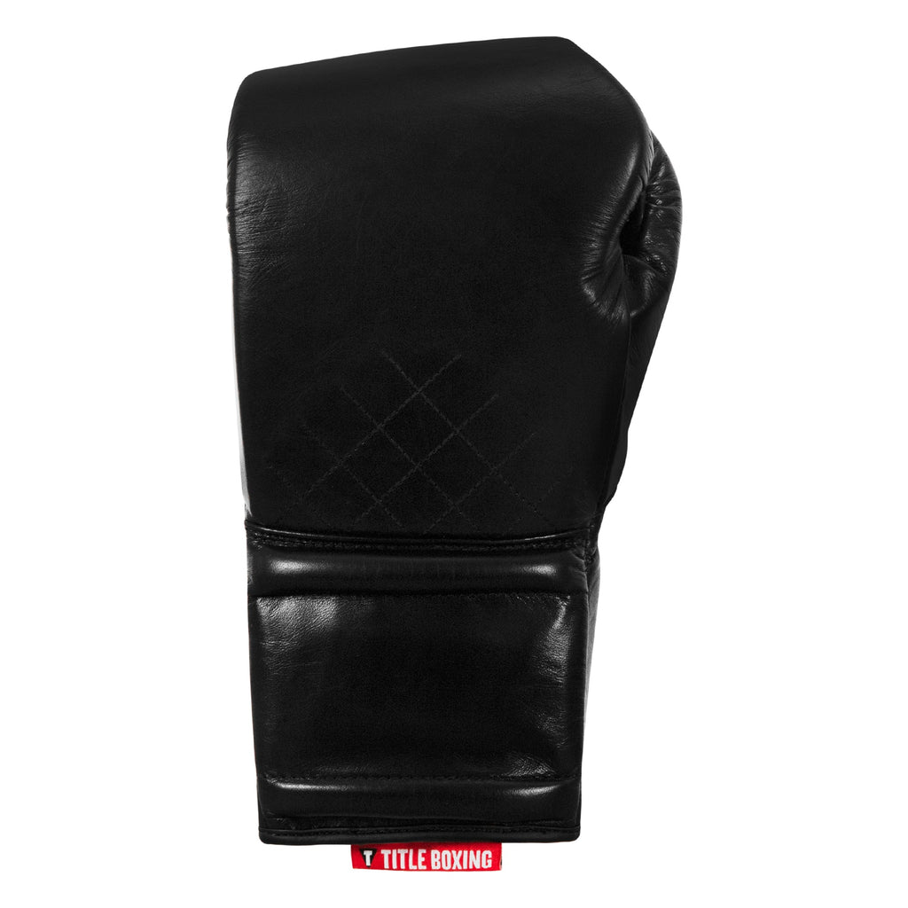 TITLE KO VERT CORDONES guantes de boxeo