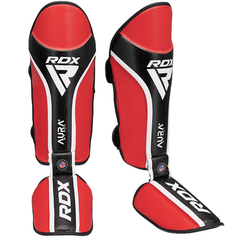 RDX AURA PLUS T17 Canilleras Para MuayThai y KickBoxing
