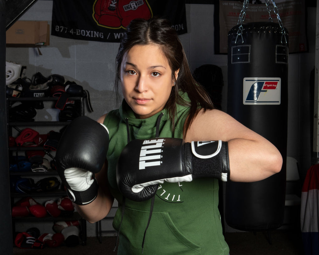 TITLE DYNAMIC CUERO Guantes De boxeo