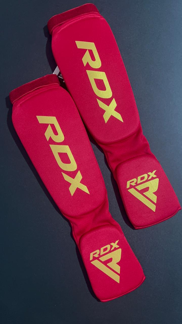 RDX HOSIERY OEKO PRO Canilleras para Muay Thai MMA