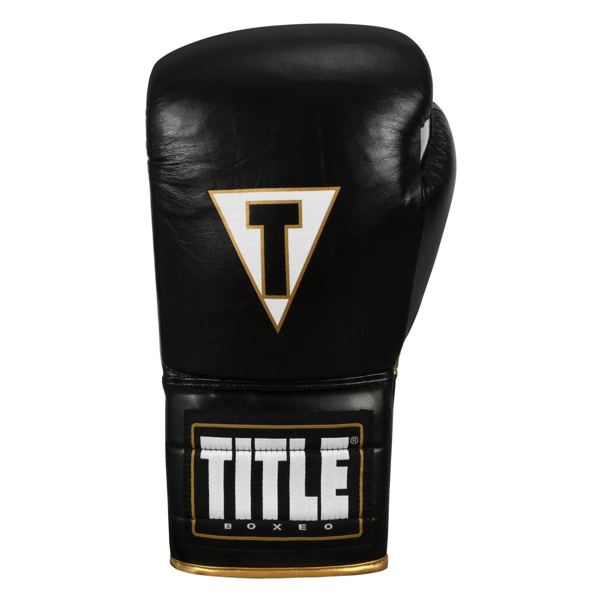 TITLE QUATRO CUERO CORDONES Guantes de boxeo