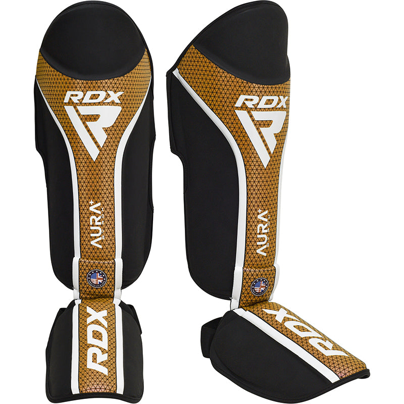 RDX AURA PLUS T17 Canilleras Para MuayThai y KickBoxing
