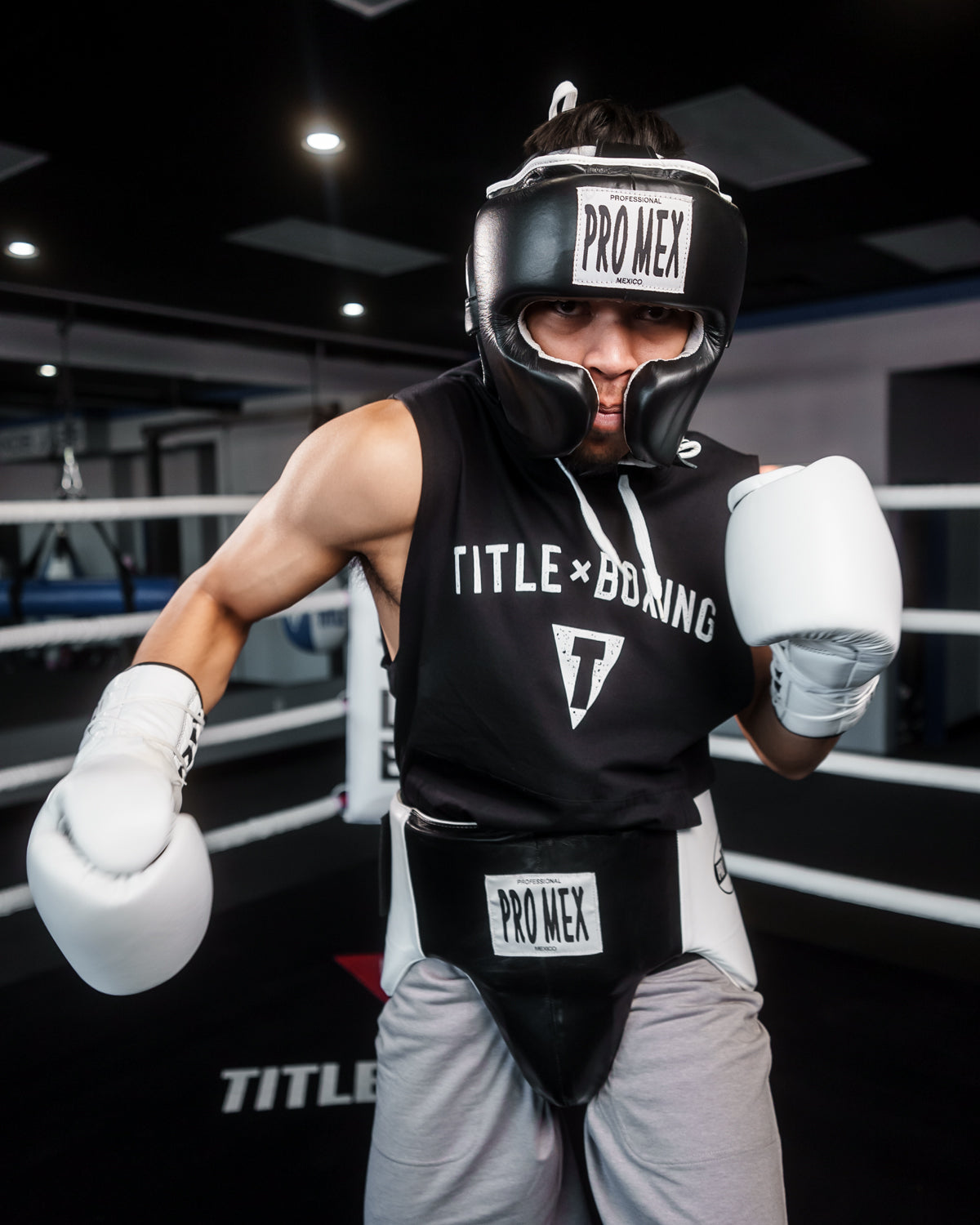 TITLE PRO MEX CLASSIC LEATHER BY TITLE Casco de Boxeo